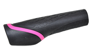 ergonomické gripy PROFIL 1824D2 ergonom. černo-růžový 132mm