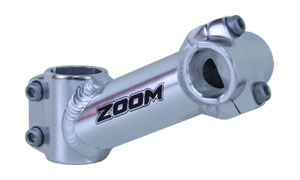 pro řídítka 25,4mm představec ZOOM TDS-A46 25,4 25° stříbrný