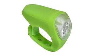 VÝPRODEJ světlo přední PROFIL JY-378M silicon USB zelené