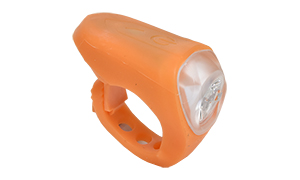 VÝPRODEJ světlo přední PROFIL JY-378M silicon USB oranžové